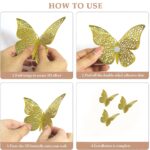 3D Metallic Butterfly Wall Stickers, Art Decor. - Image 7