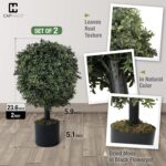 Artificial Boxwood Topiary Ball Tree Set. - Image 6