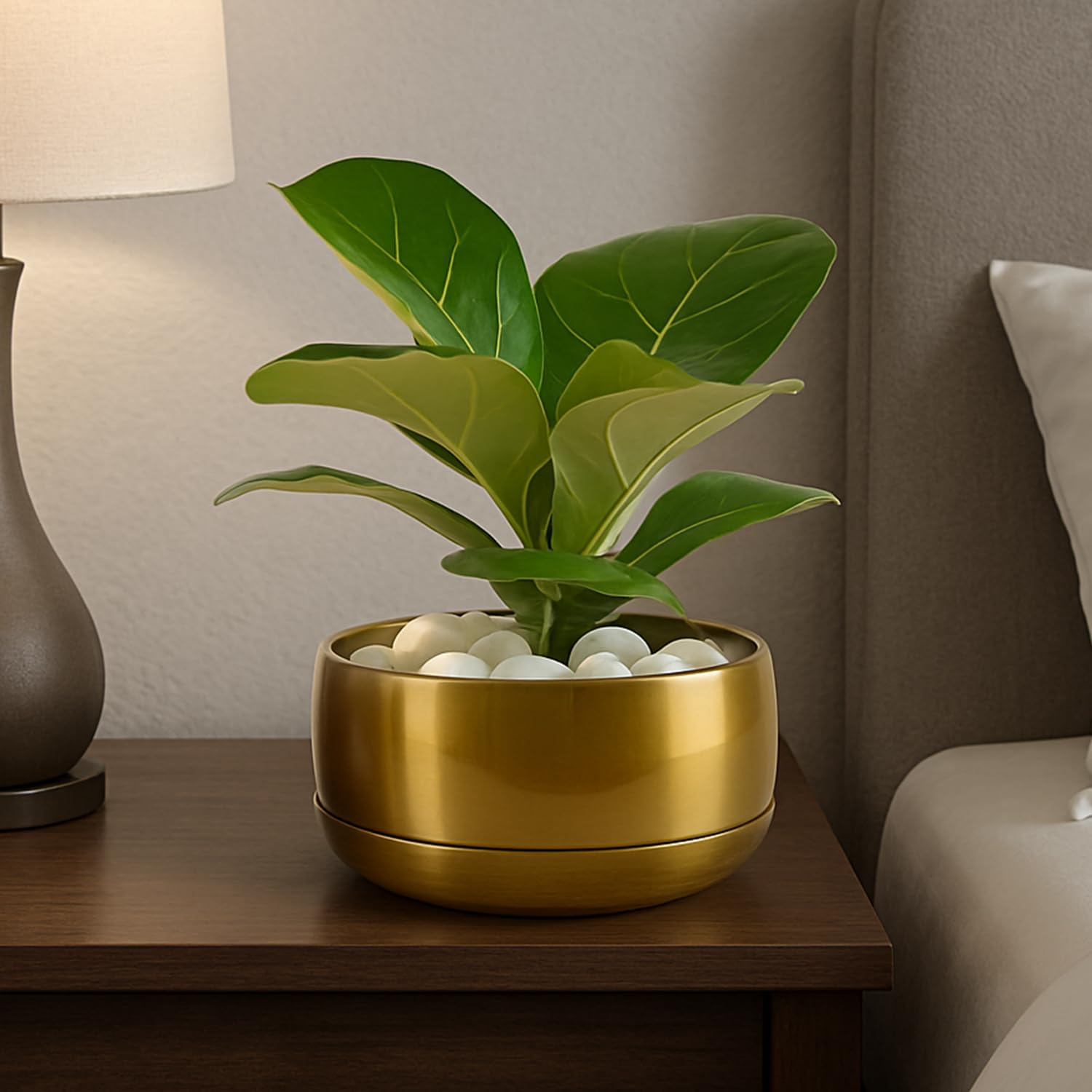 CINAGRO Metal Planter Pot for Indoor Plants- 1 CINAGRO Metal Planter Pot for Indoor Plants - Image 1