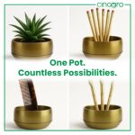 CINAGRO Metal Planter Pot for Indoor Plants - Image 6