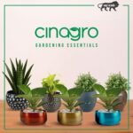 CINAGRO Metal Planter Pot for Indoor Plants - Image 8