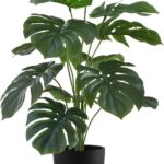 Plastic Artificial Palm Plants Leaves Faux Turtle Leaf