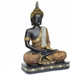 Global Grabbers New 25 Centimetre Meditating Sitting Buddha Statue - Image 3
