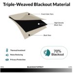 Solid Blackout Curtains - Image 3
