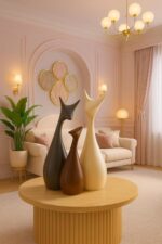 Lucky Deer Family Matte Finish Ceramic Figures - Image 9