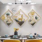 Metal Abstract Figures handcrafted Wall Sculpture wall art