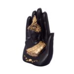 Polyresin Golden Handcrafted Palm Buddha - Image 8