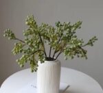 SPHINX Ribbed Pipe Ceramic Vase for Flowers - Image 3