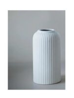 SPHINX Ribbed Pipe Ceramic Vase for Flowers - Image 5