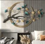 Tree Leaf Metal Wall Art Decorations