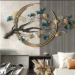 Tree Leaf Metal Wall Art Decorations