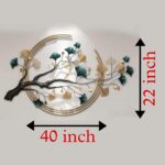 Tree Leaf Metal Wall Art Decorations - Image 2