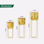 Urban Plant Elevé Metal Planter with Stand Set - Image 3