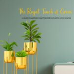 Urban Plant Elevé Metal Planter with Stand Set - Image 4