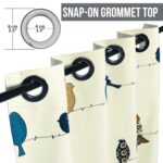 Window Curtains 5 Feet Light-Filtering Long 2 Piece - Image 4