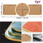 paintings Beautiful Nature scenery modern art Premium Sparkle Lamination Finished Surface Golden Slim Frame - Image 2