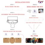 paintings Beautiful Nature scenery modern art Premium Sparkle Lamination Finished Surface Golden Slim Frame - Image 4